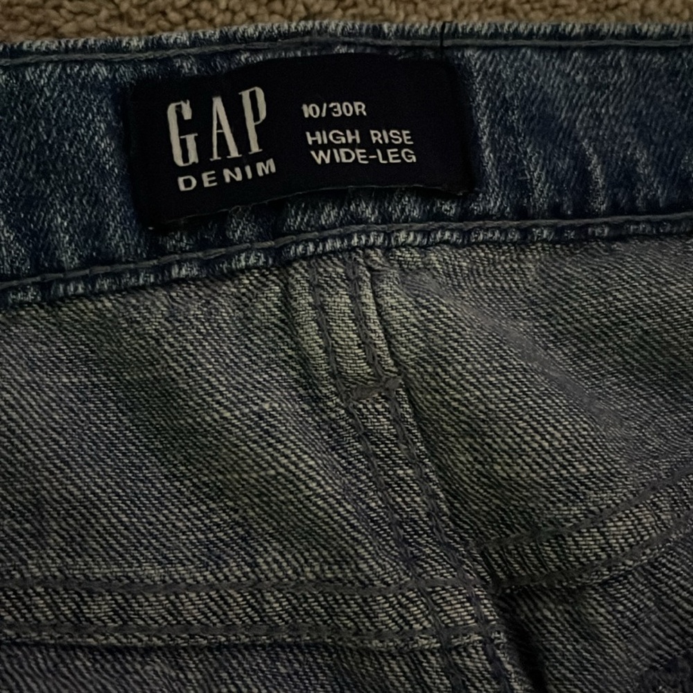 NWOT gap denim trouser jeans size 10/30 - Picture 5 of 9